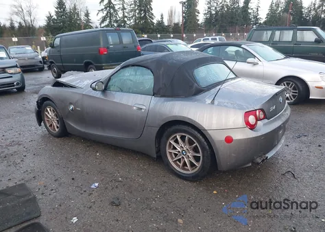 2005 BMW Z4 2.5I z USA, uszkodzony, nr VIN 4USBT33505LS55191